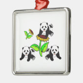 Zonnebloem Beren Metalen Ornament (Links)