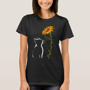 Zonnebloem Beste kat Pap Oost Kat Vader Dag 7 T-shirt