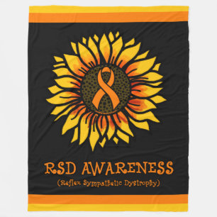 Zonnebloem/Bewustheid...RSD Fleece Deken