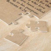  zonnebloem bijbelvers legpuzzel (Zijkant)