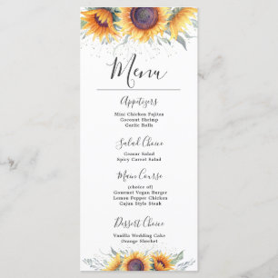Zonnebloem Bloei Bloemen Menu