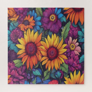 Zonnebloem Bloemen #212 - - Puzzels