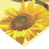 Zonnebloem Bloemen Aap Tafelkleed (Gekanteld)
