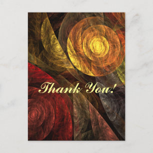 Zonnebloem Bloemen Modern Abstract Kunstpatroon Briefkaart