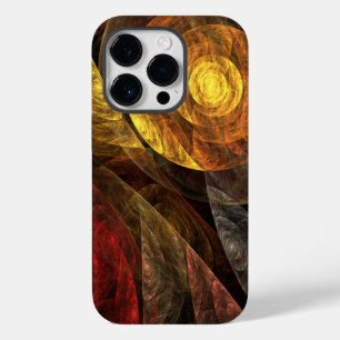 Zonnebloem Bloemen Modern Abstract Kunstpatroon Case-Mate iPhone 14 Pro Hoesje