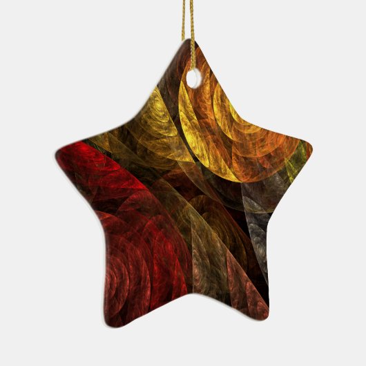 Zonnebloem Bloemen Modern Abstract Kunstpatroon Keramisch Ornament (Rechts)