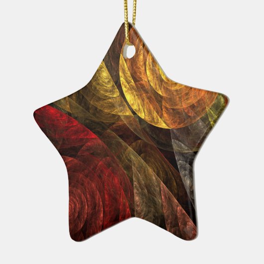 Zonnebloem Bloemen Modern Abstract Kunstpatroon Keramisch Ornament (Links)