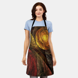 Zonnebloem Bloemen Modern Abstract Kunstpatroon Schort