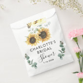 Zonnebloem Bloemen Script Botanisch Vrijgezellenfe Bedankzakje (Gezegeld)