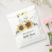 Zonnebloem Bloemen Script Vrijgezellenfeest Bedankzakje (Gezegeld)