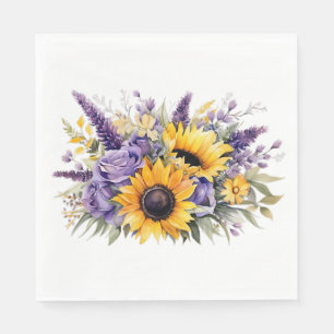 Zonnebloem Bloemen Servet