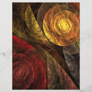 Zonnebloem Bloemig Modern Abstract Kunstpatroon Flyer