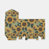 Zonnebloem Bloom Baby shower Dozen Bedankdoosjes (Uitgevouwen)