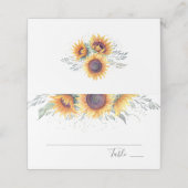 Zonnebloem Bloom | Floral Wedding (Buitenkant ongevouwen)