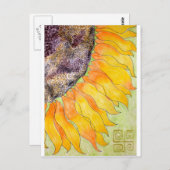 Zonnebloem Briefkaart (Voorkant / Achterkant)