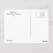 Zonnebloem... Briefkaart (Achterkant)