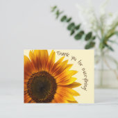 Zonnebloem Briefkaart (Staand voorkant)