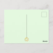 Zonnebloem Briefkaart (Achterkant)