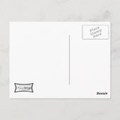  zonnebloem briefkaart (Achterkant)