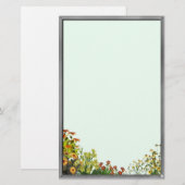 Zonnebloem Briefpapier (Voorkant / Achterkant)