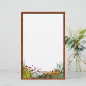 Zonnebloem Briefpapier (Staand voorkant)