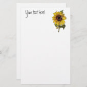 Zonnebloem Briefpapier (Voorkant / Achterkant)