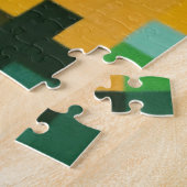 Zonnebloem Bright Floral Pixel Art Legpuzzel (Zijkant)