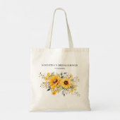 Zonnebloem Bruidschapsfeest favors Tote Bag (Achterkant)