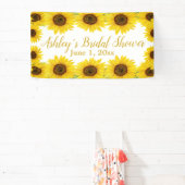 Zonnebloem Bruidsfeest Achtergrond Boho Bloemstuk Spandoek (Insitu)