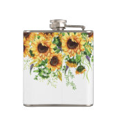 Zonnebloem Bruidsfeest Fles Heupfles (Achterkant)