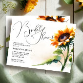 Zonnebloem Bruidsfeest Uitnodiging