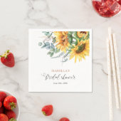 Zonnebloem Bruiloft Feest Servet (Insitu)