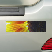 Zonnebloem Bumpersticker (Op auto)