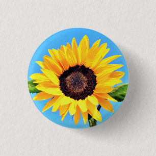 Zonnebloem Button