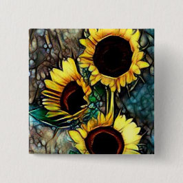 Zonnebloem Button
