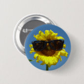 Zonnebloem Button (Voorkant /achterkant)