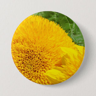 Zonnebloem Buttonnen personaliseren aangepaste zon Ronde Button 7,6 Cm