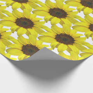 Zonnebloem cadeaupapier