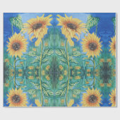 Zonnebloem Cadeaupapier (Vlak)