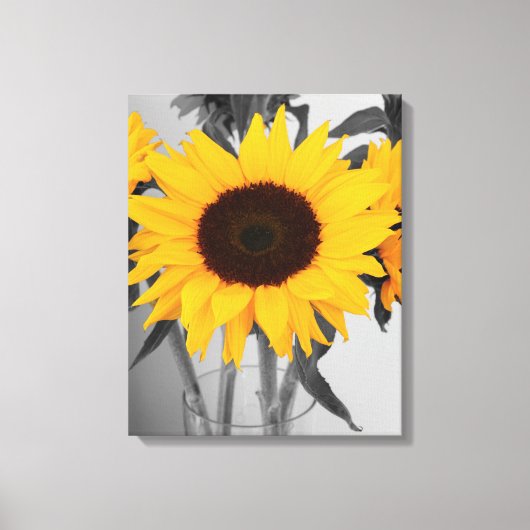 Zonnebloem Canvas Afdruk (Voorkant)