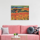 zonnebloem canvas afdruk (Insitu (Woonkamer))