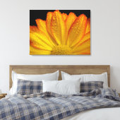 Zonnebloem Canvas Afdruk (Insitu (Slaapkamer))