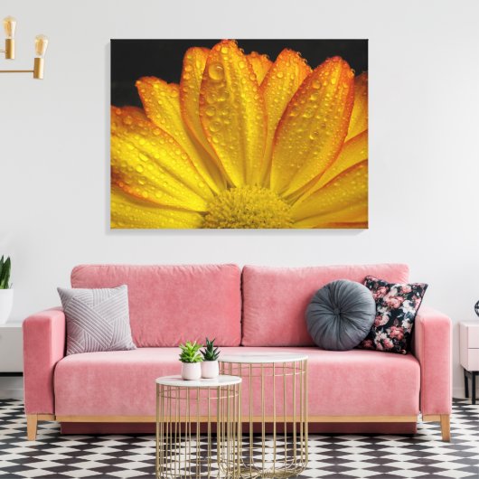 Zonnebloem Canvas Afdruk (Insitu (Woonkamer))
