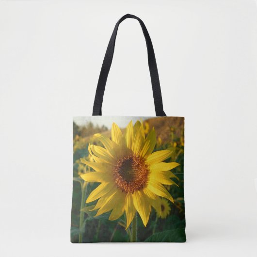 Zonnebloem Canvas tas (Voorkant)