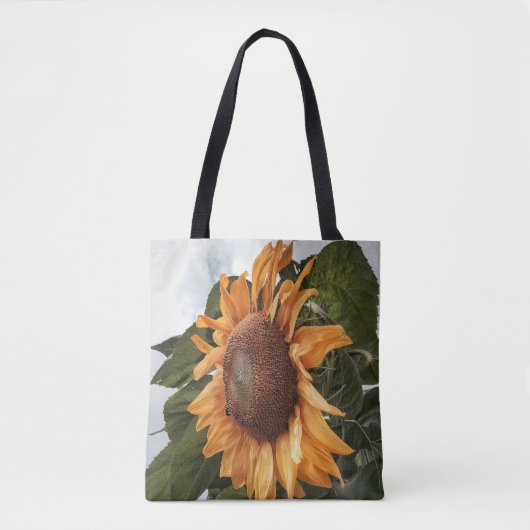 Zonnebloem Canvas tas (Voorkant)