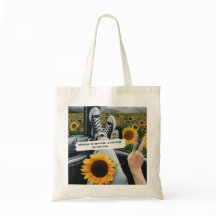 Zonnebloem Canvas tas