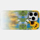 Zonnebloem  Case-Mate iPhone case (Achterkant (horizontaal))