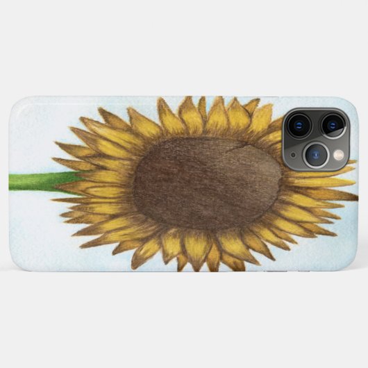 zonnebloem Case-Mate iPhone case (Achterkant (horizontaal))