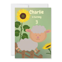 Zonnebloem Charlie Birthday