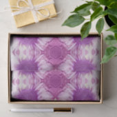 Zonnebloem  Chic Paars Floral Antiek Tissuepapier (Geschenk)